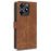 For TECNO Spark 10 Pro KI7 Mobile Phone Cover Stand Case PU Leather RFID Blocking Wallet with Strap - Brown - 6