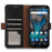 For Nokia G22 Genuine Cowhide Leather Phone Case RFID Blocking Wallet Stand Cover - Black - 4