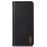 KHAZNEH For Nokia G22 Flip Stand Phone Case RFID Blocking Wallet Genuine Cow Leather Phone Cover - Black - 7