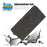 For Samsung Galaxy M14 5G Protective PU Leather Stand Phone Case Wallet Flip Cover with Strap - Black - 5