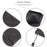 For Samsung Galaxy M14 5G Protective PU Leather Stand Phone Case Wallet Flip Cover with Strap - Black - 6