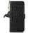 Phone Wallet Case for Nokia C32 , RFID Blocking Genuine Cow Leather Stand Phone Cover - Black - 7