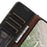 For Nokia C32 RFID Blocking Phone Wallet Case Genuine Cow Leather Stand Cover - Black - 5