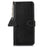 For Nokia C32 RFID Blocking Phone Wallet Case Genuine Cow Leather Stand Cover - Black - 6