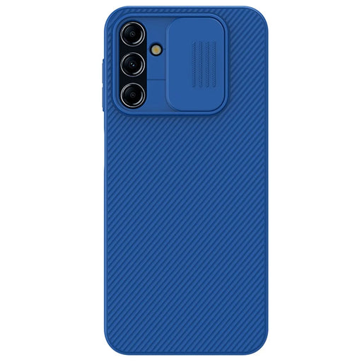 NILLKIN CamShield for Samsung Galaxy A14 5G / A14 4G Hard PC Case Slide Lens Protection Anti-Dust Phone Cover - Blue - 1