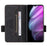 For Realme V30 / V30t 5G Hardware Decor PU Leather Phone Case Drop-proof Wallet Stand Cover - Black - 2