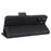 For Realme V30 / V30t 5G Hardware Decor PU Leather Phone Case Drop-proof Wallet Stand Cover - Black - 4
