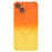 Magnetic TPU Case for iPhone 13 , Glass Lens Protector Gradient Dual Color Phone Cover - Orange + Yellow - 1