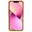 Magnetic TPU Case for iPhone 13 , Glass Lens Protector Gradient Dual Color Phone Cover - Orange + Yellow - 2