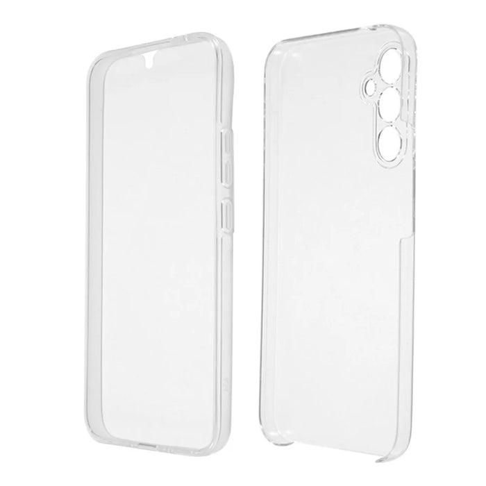 For Samsung Galaxy A34 5G TPU Frame + Acrylic Back + PET Front Cover Clear Phone Case Full Protection Cover - 2