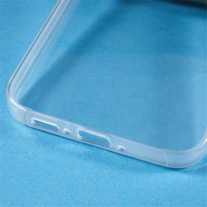 For Samsung Galaxy A34 5G TPU Frame + Acrylic Back + PET Front Cover Clear Phone Case Full Protection Cover - 7