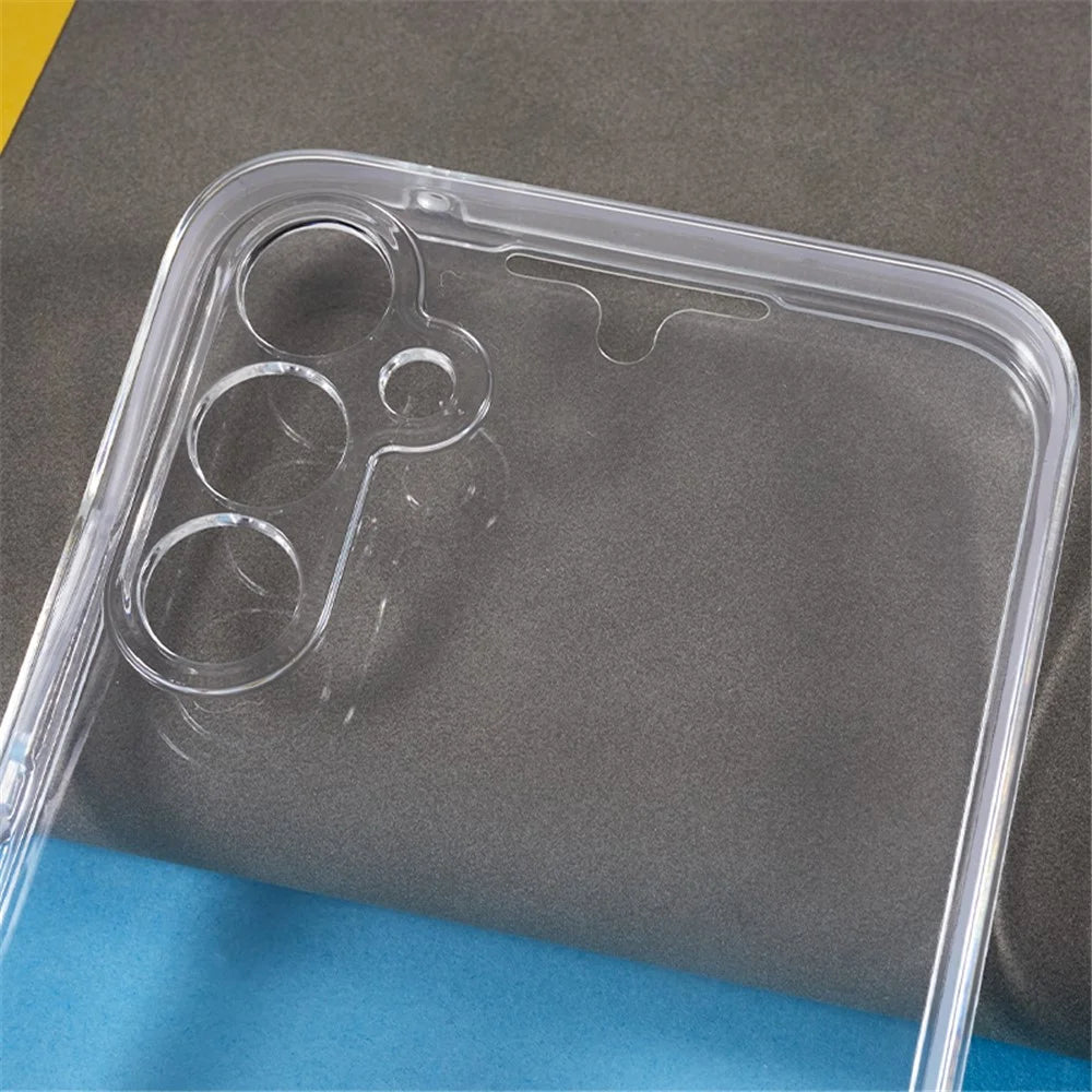 For Samsung Galaxy A54 5G Full Protection Anti-drop Shell TPU Frame + Acrylic Back + PET Front Cover Clear Phone Case - 6