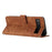 For Google Pixel 7a PU Leather Lines Imprinted Phone Case Wallet Stand Magnetic Flip Cover - Brown - 3