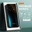For vivo X Fold Hard PC Phone Case Anti-Drop Phone Shell Cover with Screen Protector - Black - 4
