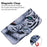 For Samsung Galaxy M14 5G Wallet Stand Pattern Printing Phone Case PU Leather Shockproof Cover Shell - Tiger Head - 4