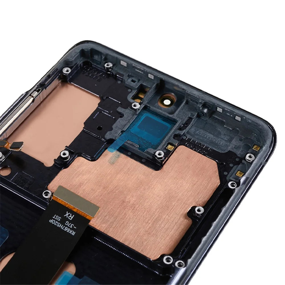 For Samsung Galaxy S20 Plus 4G G985 / S20 Plus 5G G986 Grade C OLED Screen and Digitizer Assembly + Frame (without Logo) - Black - 6