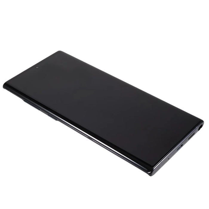 For Samsung Galaxy Note 10 Plus 4G N975 / 10 Plus 5G N976 Grade C OLED Screen and Digitizer Assembly + Frame (Without Logo) - Black - 4