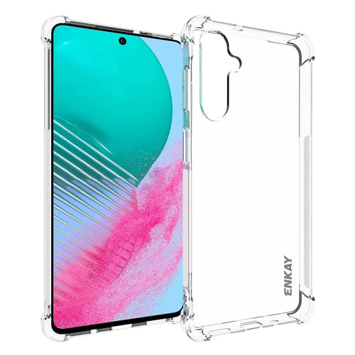 ENKAY HAT PRINCE For Samsung Galaxy M54 5G / F54 5G Anti-slip Strip Edge Smartphone Cover TPU Clear Phone Cover - 1