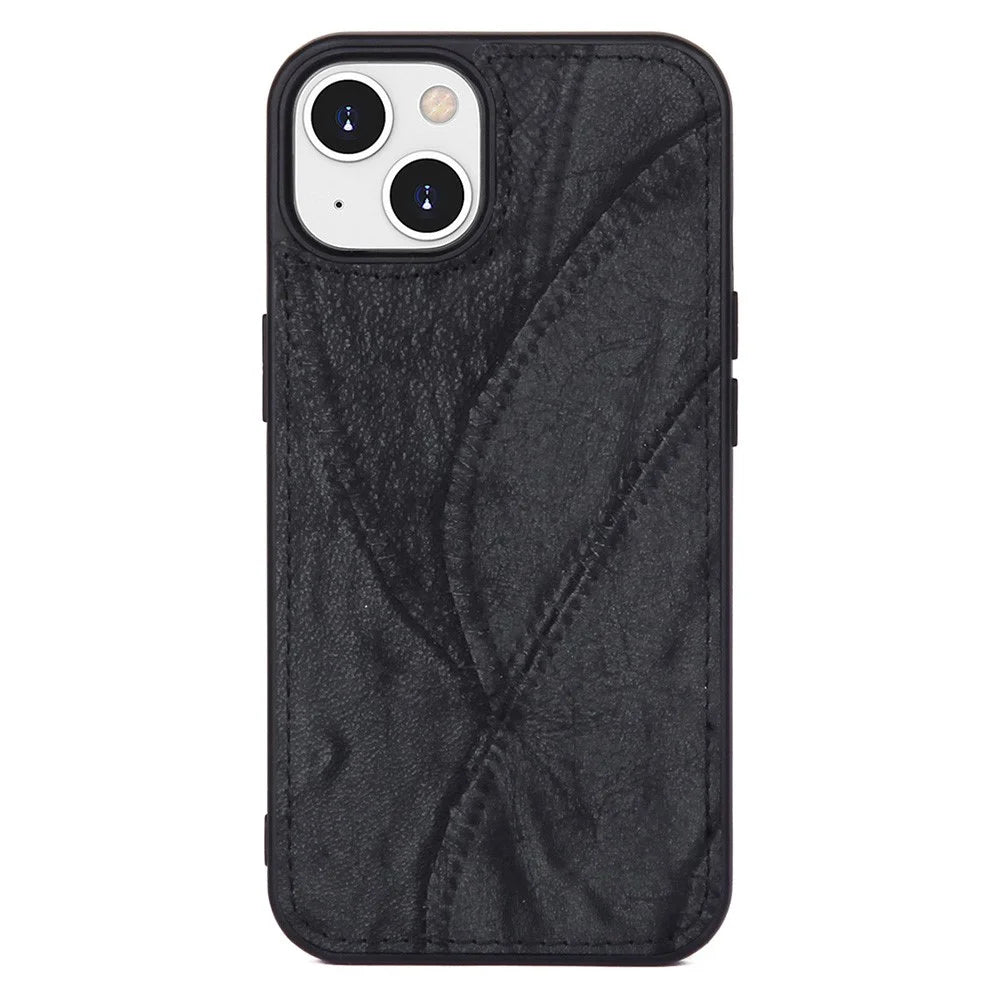 MEGSHI 004 Series Detachable Zipper Wallet Leather Case for iPhone 14 Anti-drop Stand Phone Cover - Black - 4