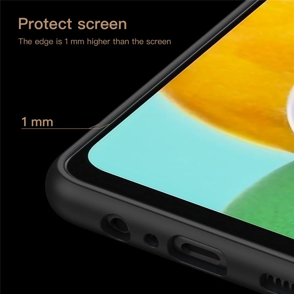 For Samsung Galaxy A24 4G (162.1 x 77.6 x 8.3mm) Vintage Phone Case PU Leather + TPU Scratch Resistant Back Cover - Brown - 4