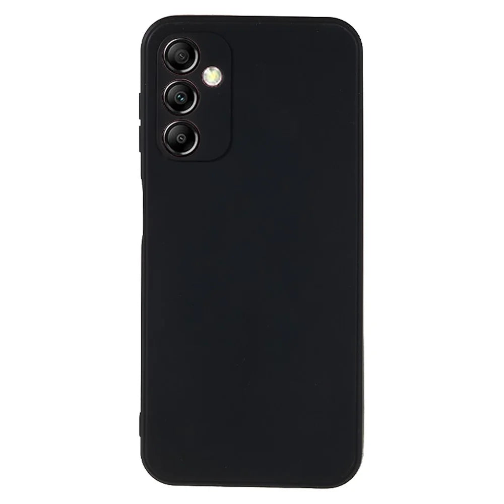 TPU Phone Case for Samsung Galaxy A14 5G / 4G , Straight Edge Design Precise Cutout Protective Cover - Black - 1