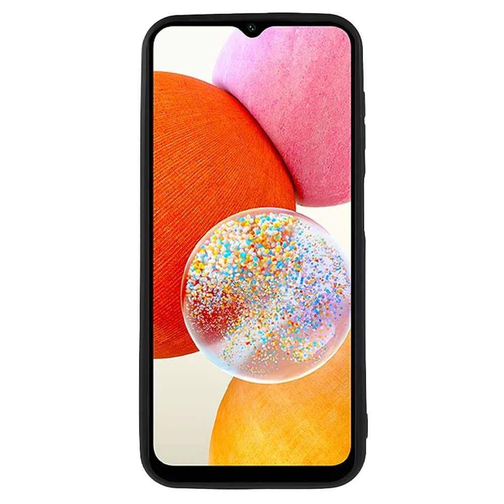 TPU Phone Case for Samsung Galaxy A14 5G / 4G , Straight Edge Design Precise Cutout Protective Cover - Black - 2