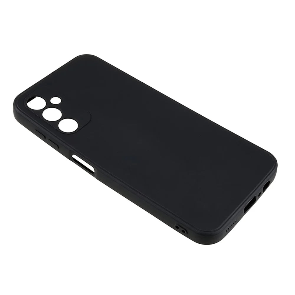 TPU Phone Case for Samsung Galaxy A14 5G / 4G , Straight Edge Design Precise Cutout Protective Cover - Black - 4