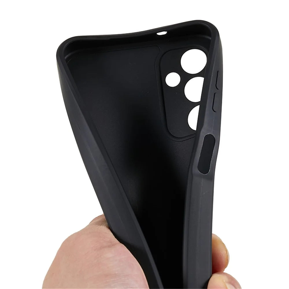 TPU Phone Case for Samsung Galaxy A14 5G / 4G , Straight Edge Design Precise Cutout Protective Cover - Black - 7
