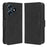 For TECNO Spark 10 4G Flip Leather Phone Case Stand Multiple Card Slots Wallet Cover - Black - 1