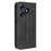 For TECNO Spark 10 4G PU Leather Vintage Phone Case Wallet Stand Folio Protective Cover - Black - 7
