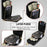For iPhone 14 PU Leather Coated TPU Phone Case Zipper Card Slot Kickstand Cover with Shoulder Strap - Black - 7