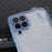 KADEM For Samsung Galaxy M33 5G (Global Version) Gradient Glitter TPU Case Flower Pattern Bling Rhinestone Cover - Blue - 4