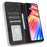 For Infinix Hot 30 X6831 PU Leather Flip Folio Case Retro Texture Stand Wallet Magnetic Cell Phone Cover - Black - 2