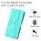 YX003 For Samsung Galaxy A73 5G PU Leather Wallet Phone Stand Case Imprinted Smile Pattern Cell Phone Cover - Baby Blue - 5