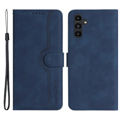 YX003 For Samsung Galaxy A54 5G PU Leather Wallet Phone Stand Case Imprinted Pattern Cover - Sapphire - 1