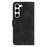 YX003 For Samsung Galaxy S23 Cell Phone Case Anti-Scratch PU Leather Wallet Stand Imprinted Smile Pattern Cover - Black - 7