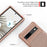ZM03 For Google Pixel 7a Case PU Leather Coated TPU Card Holder Wallet Phone Cover - Pink - 6