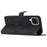 For Samsung Galaxy A22 4G (EU Version) PU Leather Wallet Protective Shell Skin-touch Flip Stand Phone Case - Black - 3
