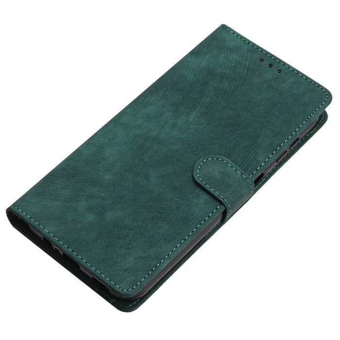 For Samsung Galaxy A54 5G PU Leather Protective Shell Skin-touch Flip Stand Wallet Mobile Case - Green - 6