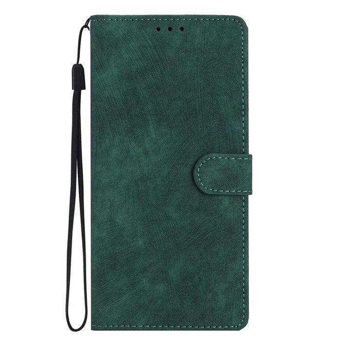 For Samsung Galaxy A54 5G PU Leather Protective Shell Skin-touch Flip Stand Wallet Mobile Case - Green - 7