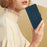 Leather Protective Cover for Samsung Galaxy A22 5G (EU Version) ,  Solid Color Skin-touch Phone Wallet Stand Case - Blue - 5