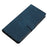 Leather Protective Cover for Samsung Galaxy A22 5G (EU Version) ,  Solid Color Skin-touch Phone Wallet Stand Case - Blue - 6
