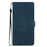 Leather Protective Cover for Samsung Galaxy A22 5G (EU Version) ,  Solid Color Skin-touch Phone Wallet Stand Case - Blue - 7