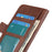 For Google Pixel 8 Cowhide Texture Leather Stand Wallet Case Shockproof Protective Phone Cover - Brown - 4