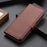 For Google Pixel 8 Cowhide Texture Leather Stand Wallet Case Shockproof Protective Phone Cover - Brown - 5