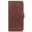 For Google Pixel 8 Cowhide Texture Leather Stand Wallet Case Shockproof Protective Phone Cover - Brown - 6