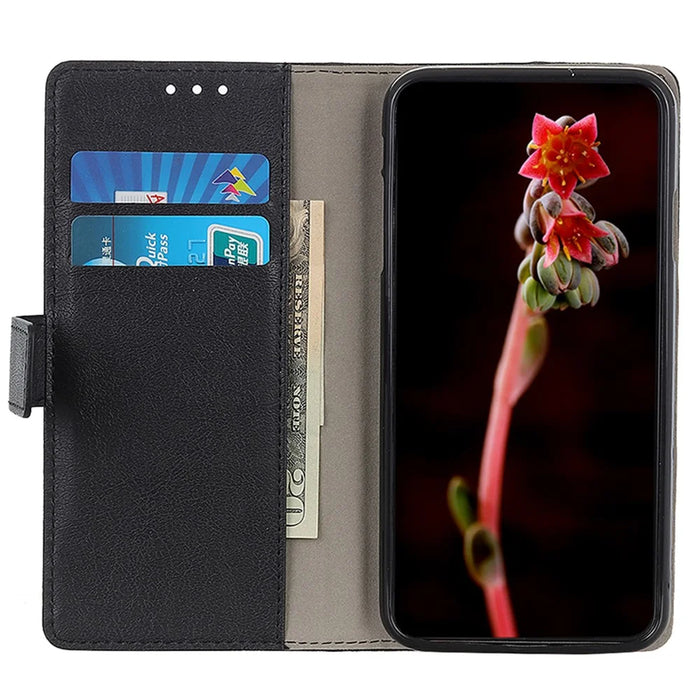 Anti-Scratch Protective Cover for Google Pixel 8 PU Leather Wallet Phone Case with Stand - Black - 2