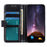 Phone Cover for Google Pixel 8 Pro PU Leather+TPU Wallet Crazy Horse Texture Cellphone Case - Black - 2