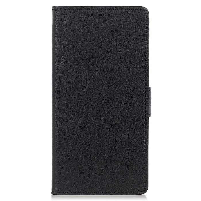 Anti-Scratch Cover for Google Pixel 8 Pro PU Leather Wallet Phone Protective Case with Stand - Black - 6