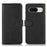 PU Leather Phone Case for Google Pixel 8 , Cowhide Texture Protective Cover with Stand Wallet - Black - 1